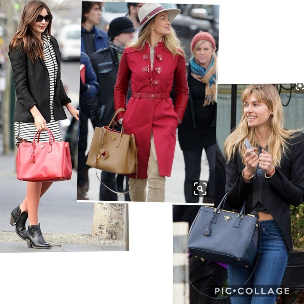  Prada  Saffiano Lux Galleria tote satchel - Picture 4 of 16